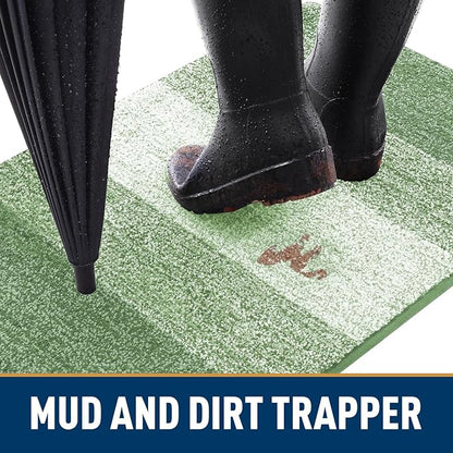Smiry Dog Door Mat for Muddy Paws, Absorbs Moisture and Dirt, Low-Profile - Image 2