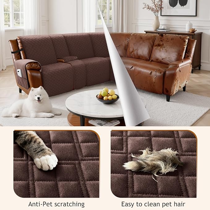 Arfntevss Recliner Sectional Couch Covers - Image 3