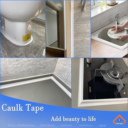 TOUSEA Waterproof Sealing Caulk Tape, Self Adhesive Sealant Strip - Image 3