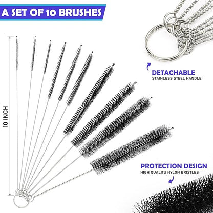 Hookah Brush Cleaning Kit 4 Brushes， Hookah Set | Bottle Cleaner Tube Pipe - Image 4