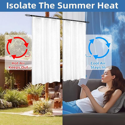 DriftAway Soundproof Thermal Insulated Quilted Curtain Liners - Image 5
