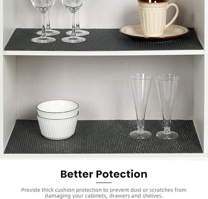 BAGAIL Drawer and Shelf Liner, 17.5 in X 10 Ft Non-Adhesive Shelf Liners - Image 5