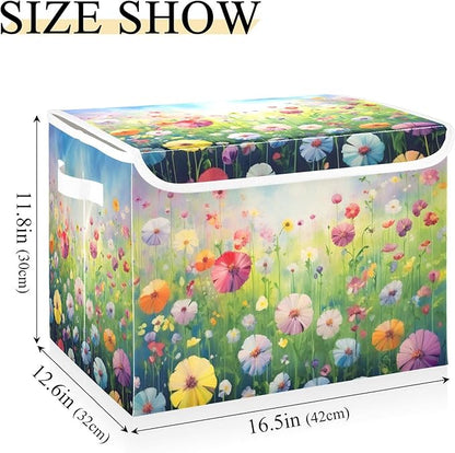 xigua Colorful Flowers Storage Bins - Image 3