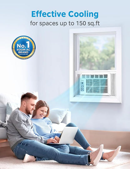 Midea 5, 000 BTU Window Air Conditioner, Cools up to 150 Sq. Ft. - Image 3
