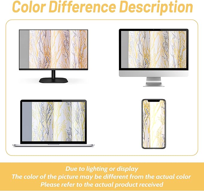 DriftAway Tree Branch Blackout Curtains Double Layer 84 Inches Long - Image 9
