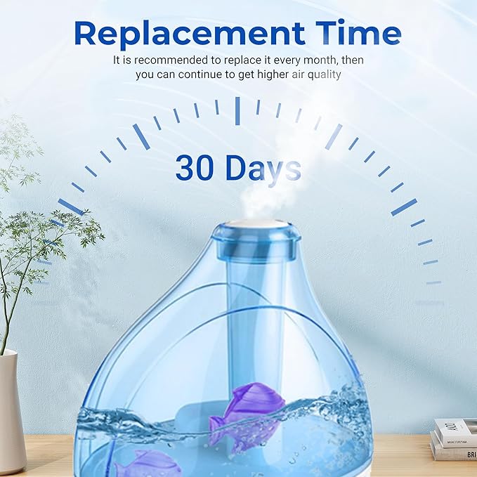 Funmit Humidifier Cleaning Fish, 6 Pack Humidifier Cleaner - Image 8