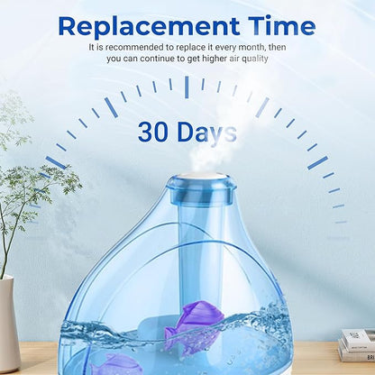 Funmit Humidifier Cleaning Fish, 6 Pack Humidifier Cleaner - Image 8