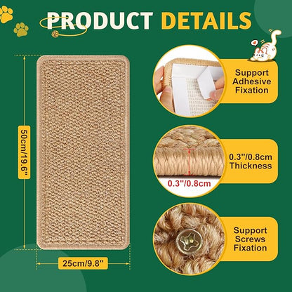 ENONCI​ Corner Cat Scratcher Wall Mounted - Image 7