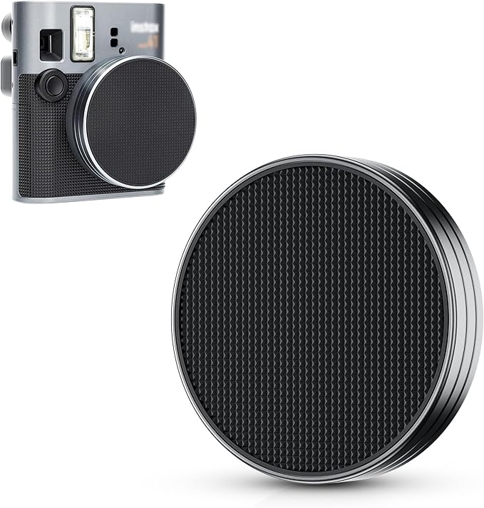 Metallic-Like Lens Cap for Fujifilm Insta Mini 41, Aluminum Anti-Dust by JJC