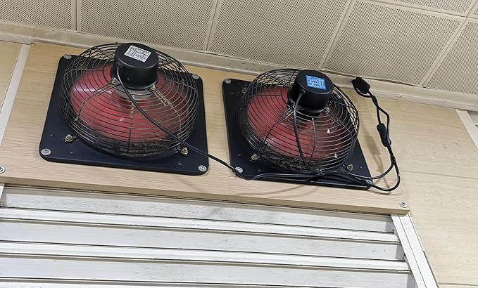 16 Inch Wall Window Exhaust Fan Wall Mounted Ventilation Fan 1040 CFM - Image 4