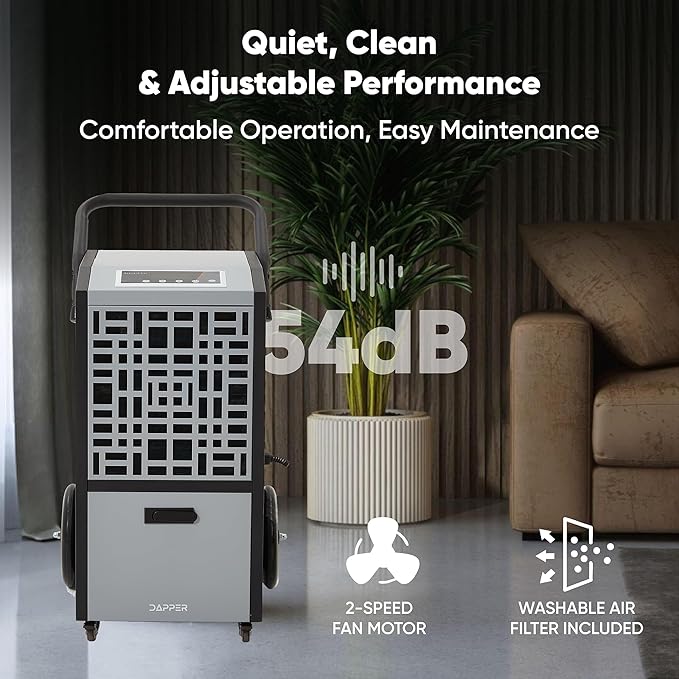 105-Pint Commercial Dehumidifier - Image 4