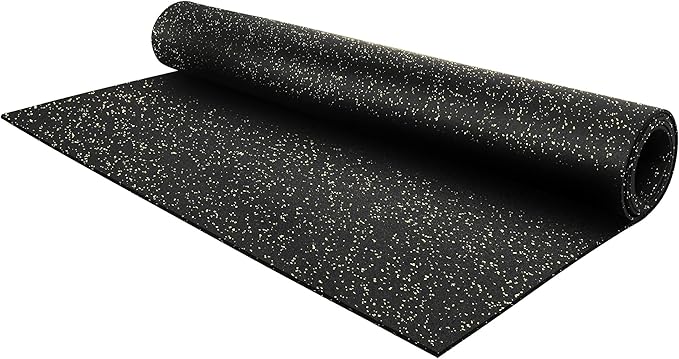 Flooring Inc's 1/4" Thick Tough Rubber Flooring Roll | Flexible Recycled Rubber by IncStores