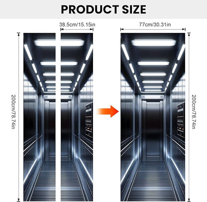 3D Door Decals Stickers Peel Stick Wall Murals Vinyl Wallpaper Self-Adhesive - Image 3