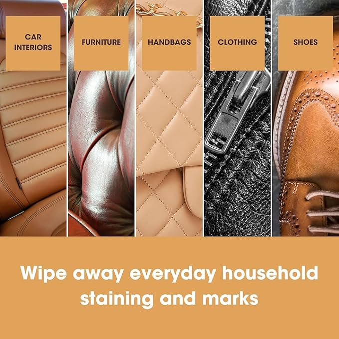 Furniture Clinic Leather Cleaning Wipes | 80 Count | 4-in-1 Clean, & Restore - Image 6