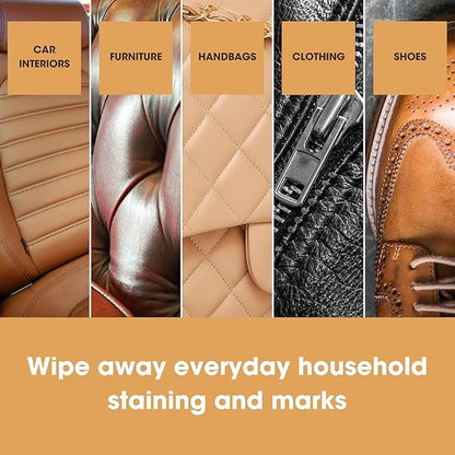 Furniture Clinic Leather Cleaning Wipes | 80 Count | 4-in-1 Clean, & Restore - Image 6