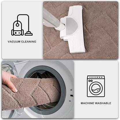 PURRUGS Dirt Trapping Door Mat 34" x 59", Non-Slip Machine Washable Entry Rug - Image 7