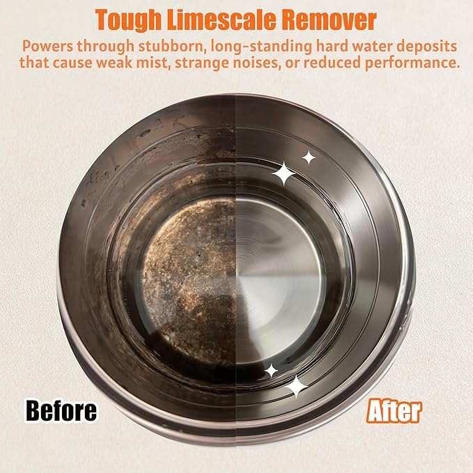 xcivi 10 Pack Descaling Powder for Livatro Stainless Steel Warm Mist Humidifier - Image 2