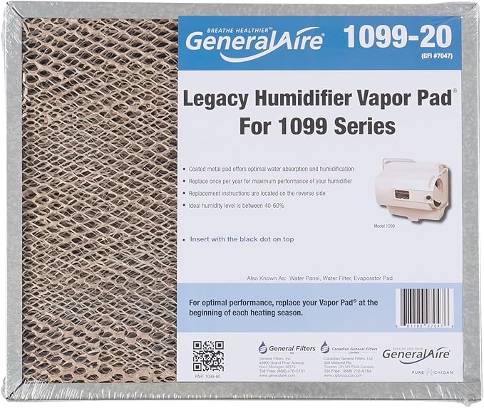 GeneralAire 1099-20 Humidifier Water Filter by GeneralAire