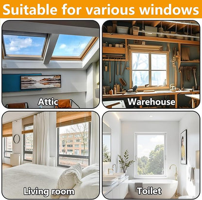 moonoom 2 Roll 16.4 Ft x 2'' Window Condensation Absorber Strip, Thick Window - Image 4