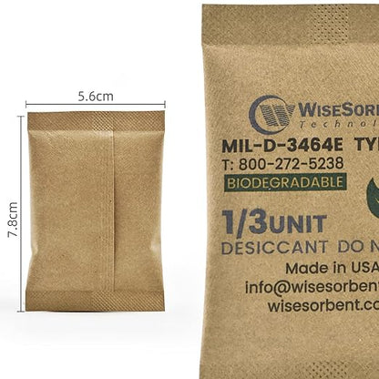 Kraft Clay Desiccants Packs for Safe, 11 Gram 90 Pack Dehumidifier for Gun Safe - Image 2