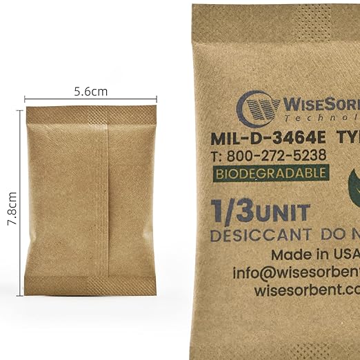 Kraft Clay Desiccants Packs for Safe, 11 Gram 270 Pack Dehumidifier for Gun Safe - Image 2