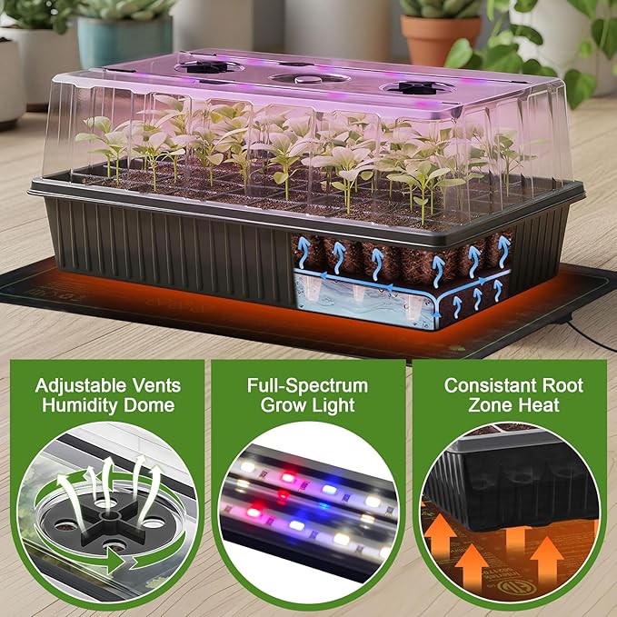 60-Cell Self-Watering Seed Starter Tray - Image 3
