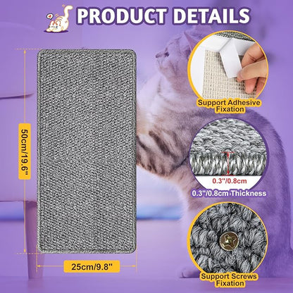 ENONCI​ Corner Cat Scratcher Wall Mounted - Image 7
