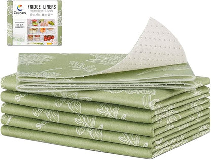 Cooyes Shelf Liner for Refrigerator & Drawer, Non-Adhesive Cabinets Liner for by Cooyes