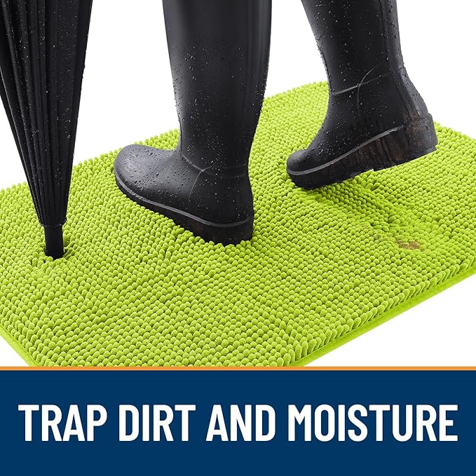 OLANLY Dog Door Mat for Muddy Paws 36x24, Absorbs Moisture and Dirt, Absorbent - Image 2