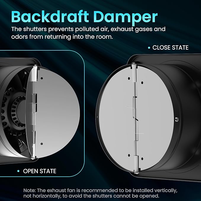 HG Power 8 Inch Exhaust Fan - Image 4