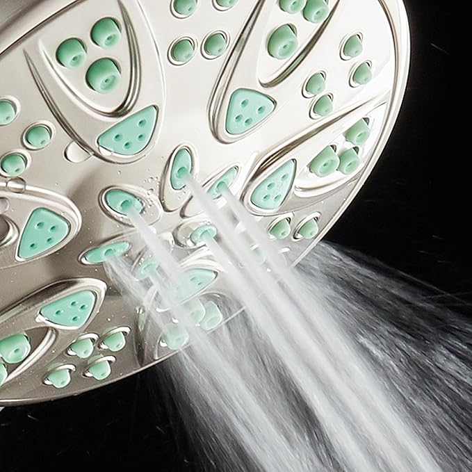 AquaDance Antimicrobial – Anti-Clog High-Pressure 6-Setting Shower Head - Image 7