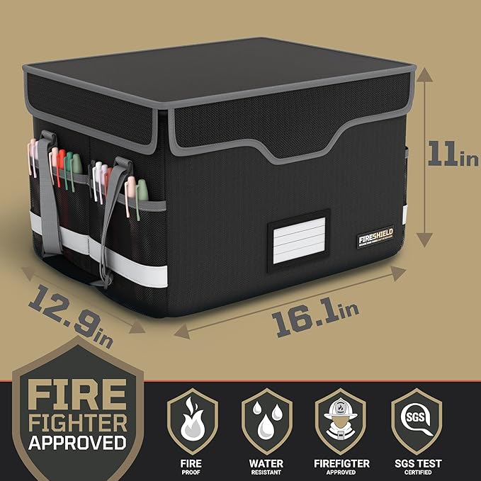 FIRESHIELD PRO 5200°F Fireproof Document Box - Image 8