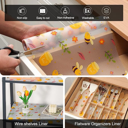 Cooyes Shelf Liner – Non-Slip Cabinet & Drawer Liner - Image 5