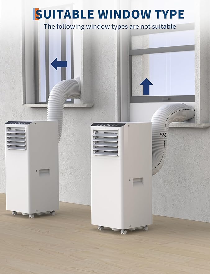 8, 000 BTU Portable Air Conditioners, 3 in-1 Portable AC Unit - Image 6