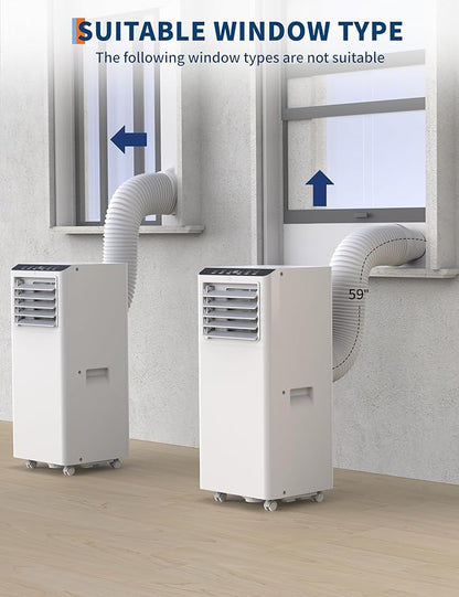 8, 000 BTU Portable Air Conditioners, 3 in-1 Portable AC Unit - Image 6