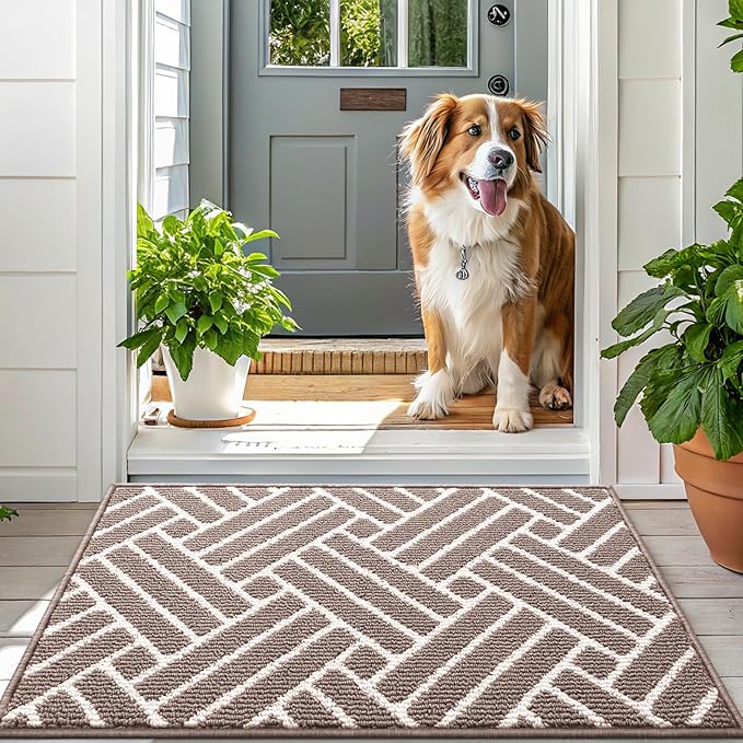 OLANLY Indoor Door Mat, 40x32 Inch, Dirt Resistant and Absorbent, Non-Slip - Image 6