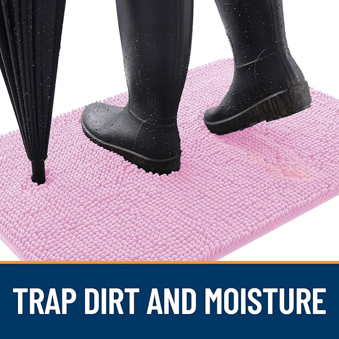 OLANLY Dog Door Mat for Muddy Paws 59x24, Absorbs Moisture and Dirt, Absorbent - Image 2
