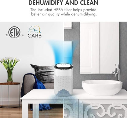 Tenergy Sorbi 1000ml Air Dehumidifier w/Purifying Function, True HEPA Filter - Image 3