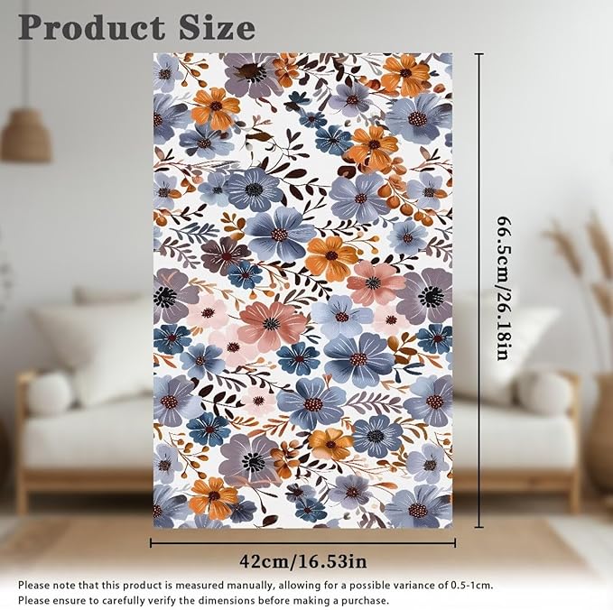 Flower Headrest Covers for Recliner Sofa Stain Resistant Couch Protector - Image 7