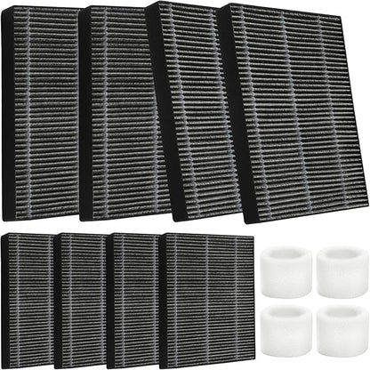 DerBlue 8pcs Wick Replacement Filter and 4pcs Top Fill Humidifier Replacement by HOME