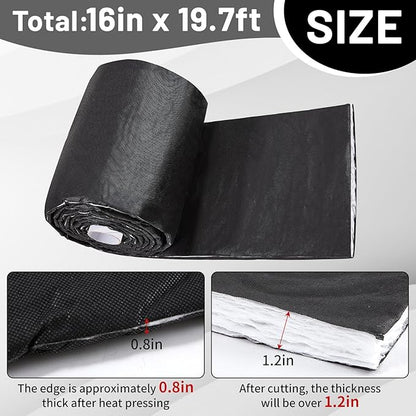 16in x 19.7ft Van Insulation, Soundproof Thermal Barrier - Image 2