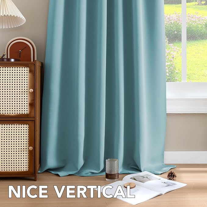 H.VERSAILTEX Blackout Curtains Thermal Insulated Window Treatment Panels Room - Image 8