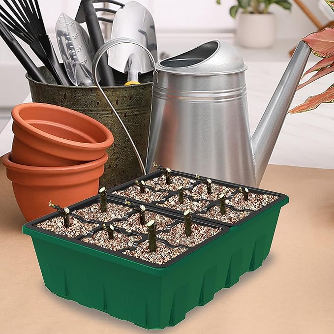 Gardzen 10-Set Garden Propagator Set, Seed Starter Trays - Image 6