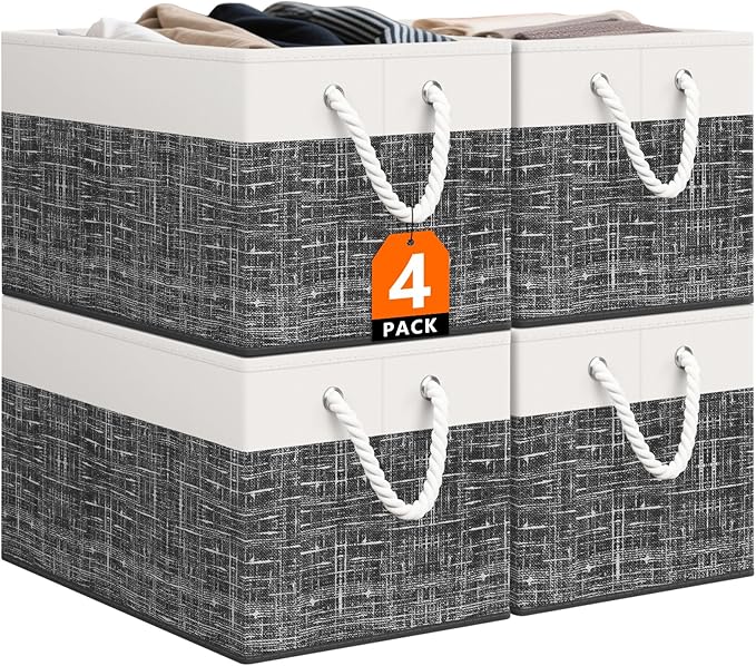 Storage Bin, Collapsible Storage Basket by StorageTastic