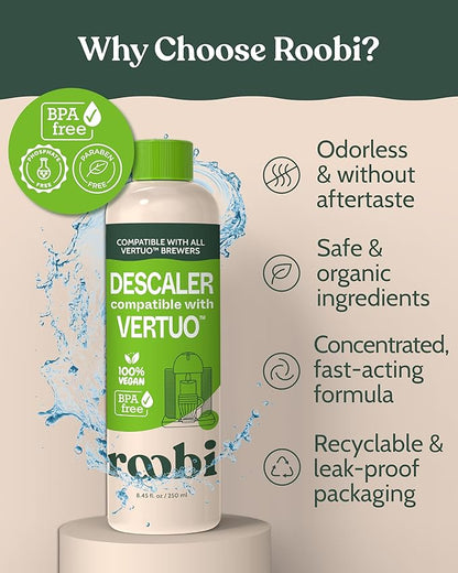 Nespresso Vertuo Compatible Descaling Solution. Eco-Friendly Formula to Clean & - Image 4
