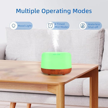 300ML Essential Oil Diffuser, Small Room Aromatherapy Diffuser, Quiet 8H - Image 6