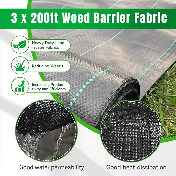 Weed Barrier Fabric Planting Cover - Image 2