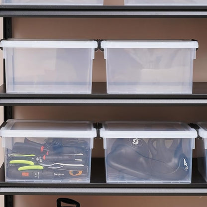 Citylife 22.2 QT 6 Packs Plastic Storage Bins - Image 8