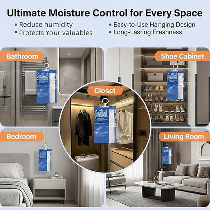 Dehumidifier Bags Hanging Moisture Absorbers – 4 Packs Dehumidifiers - Image 6