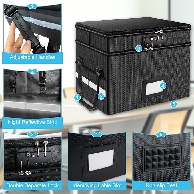 RHM Fireproof Document Box - Image 4